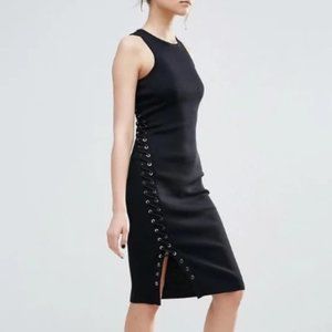 NWOT John+Jenn side laced sweater tank dress